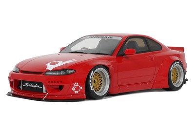 OT1115 Preorder Nissan Silvia S15 Rocket Bunny Burning Red Otto 1/18