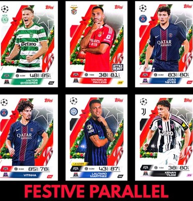 Topps Match Attax 25/26 -FESTIVE EXCLUSIV- UEFA Champions League  -- 2025/2026