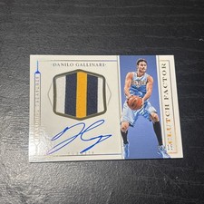 2015-16 Panini National Treasures Patch Autograph #CF-DGL Danilo Gallinari 3/15
