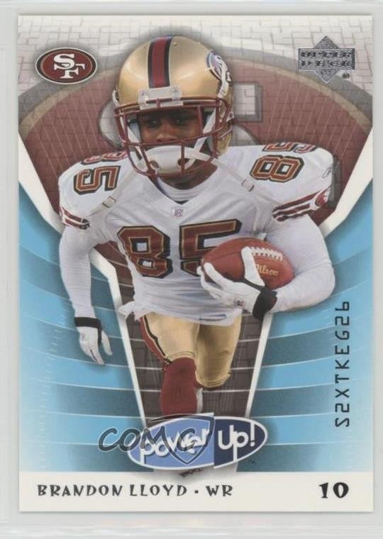 2004 Upper Deck Power Up! Brandon Lloyd #83 0q3