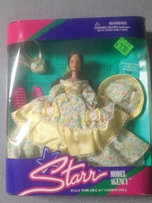 Vtg TAYLOR - STARR Model Agency Fully Poseable 6 1/2" Doll Belle Collection New