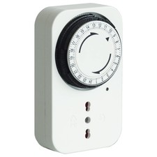 VEMER VJ63050000 TWINPLUG-D - Timer Meccanico Giornaliero con Spina Italian nRIu