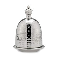 glänzender Porzellan Deko Tisch Eierbecher 14 cm hoch - Eierhalter mit Deckel