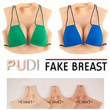 Realistic C-H Cup Silicone Breast Forms Breast Plate Fake Boobs For Crossdresser