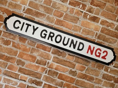 Nottingham Indoor City Straßenschild