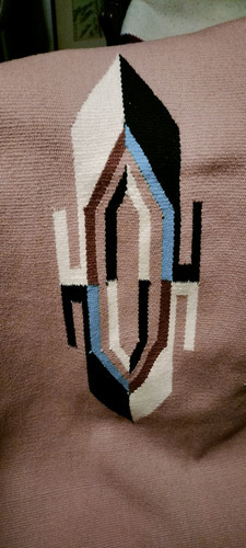 Vintage 1950/60s Ortega Chimayo Fringe Shawl 100% Wool Coat Southwestern Size XL - Bild 7 von 13