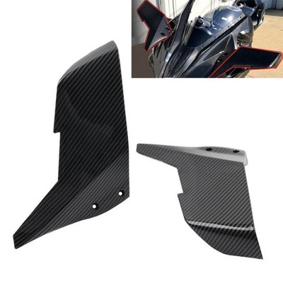 Oberflächenverkleidung Luftdeflektoren Kohlefaser für Kawasaki Ninja H2 R 15-23