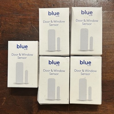 Lot of 5 BLUE by ADT Door & Window Sensors SSH1R0-29
