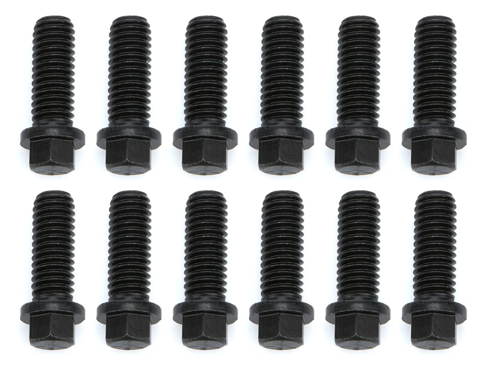 Trans-Dapt 4904, Set of 12 Header Bolts Steel Black Performance Racing Parts - Image 2 of 4