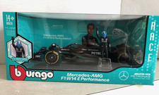 Burago 1:24 Formula 1 MERCEDES-AMG F1 W14 E Performance w/George Russell figure