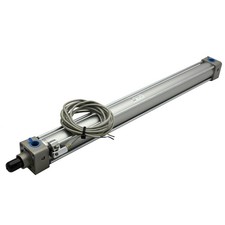 SMC NCDA1L150-2000-A54LS-X Pneumatic Cylinder 1.5" Bore, 20" Stroke, Mag Switch