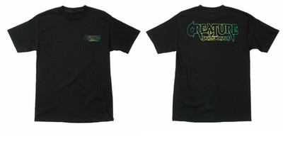Creature Cinema Graphic Black T-Shirt Reprint Mens Skate Tee S-5XL