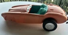 Vintage 1962 Barbie Austin Healey Convertible Car Mattel -Damaged AS IS