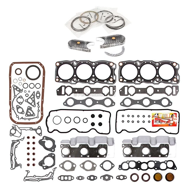 Juego completo de juntas rodamientos anillos aptos para 88-00 Chrysler Dodge Mitsubishi Plymouth 6G72 Foto 2 de 4