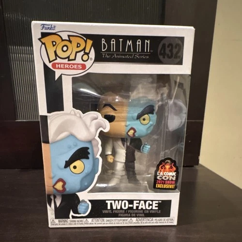 Funko Pop! Heroes Batman The Animated Series Two Face L.A. Comic Con 2021 Exclus