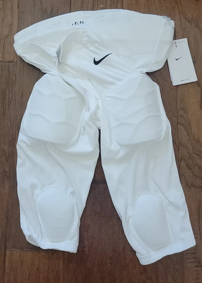 Pantalones deportivos Nike Dri-FIT integrados blancos con almohadilla de fútbol talla XL para niños nuevos con etiquetas Foto 4 de 4