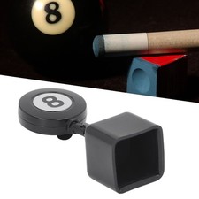 ⁺Retractable Octagonal 8 Ball Chalk Holder Billiard Pool Cue Chalk Box With Belt