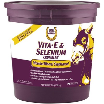 Vita E & Selenium Crumbles Vitamin Supplement, Supports Optimal Muscle Health...