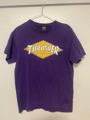 Retro Thrasher Magazine Purple Tee Men s Medium