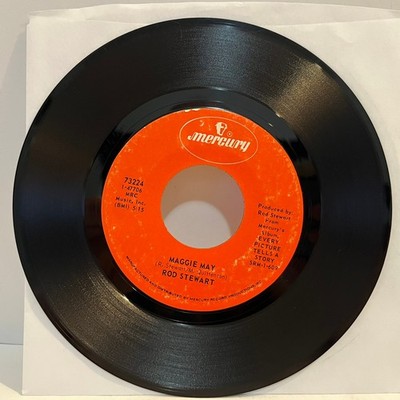 ROD STEWART - Maggie May / Reason To Believe (1971) - 7'' Vinyl Record 45RPM - VG