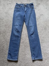 Levi's 724 High Rise Straight Jeans Women's 26 Blue Medium Wash Stretch Denim
