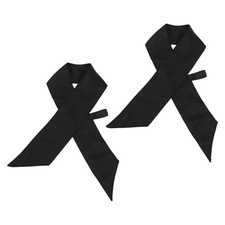 2pcs Chef Neck Scarf Cooker Neckerchief Long Neckties Belt Accessory for Men