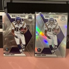 (2) 2020 Panini Mosaic - Prizm Silver & Base #283 Randy Moss