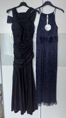 Swing Kleid Blau Polyester/Elasthan Größe 36 Damen; Apart Kleid Schwarz Genauso.