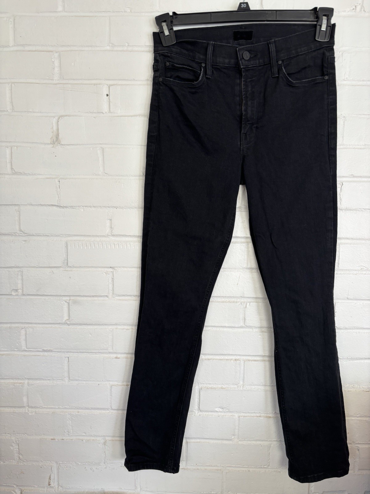 MOTHER The Mid Rise Dazzler Black Ankle Jeans Women’s Size 27 Not Guilty