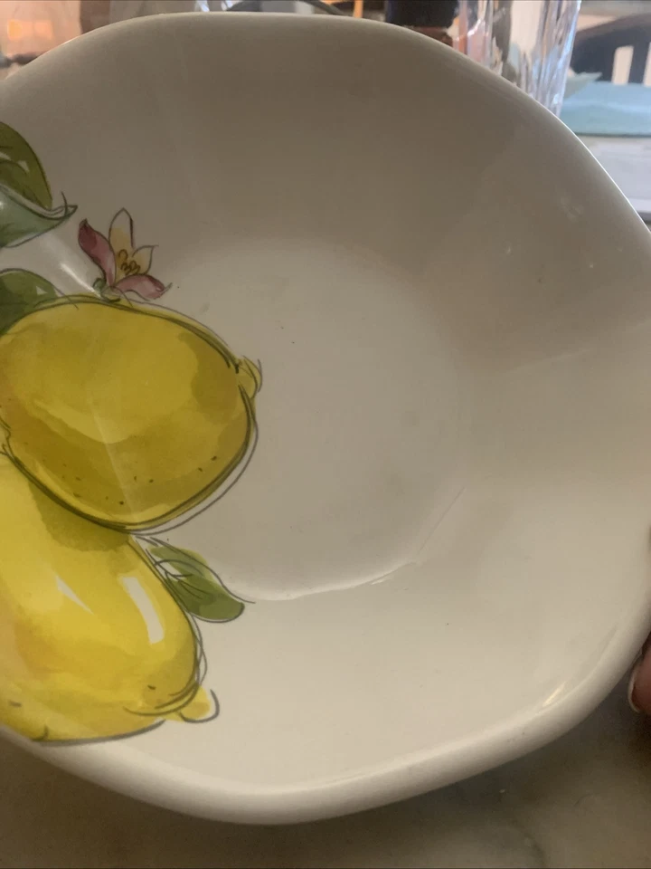 Tazón de pasta de limón Effetti Italia 8,75" tazón para servir Foto 2 de 4