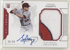 2016 Panini National Treasures 8/99 Stephen Piscotty #199 Auto 7w7