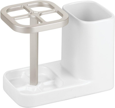 Sedona Ceramic Toothbrush and Toothpaste Holder for Bathroom Vanity Countertop o