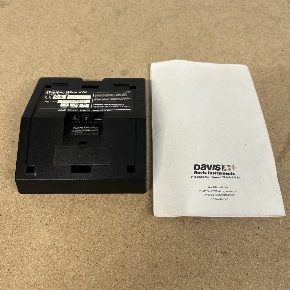 Davis Instruments Weather Wizard III 7425 Display Only - Image 2 of 4