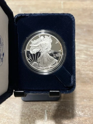 2006 SILVER AMERICAN EAGLE ONE OUNCE PROOF COIN- w/COA and box From Mint