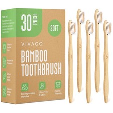 BPA-Free Soft Bristles Toothbrushes - 30 Count