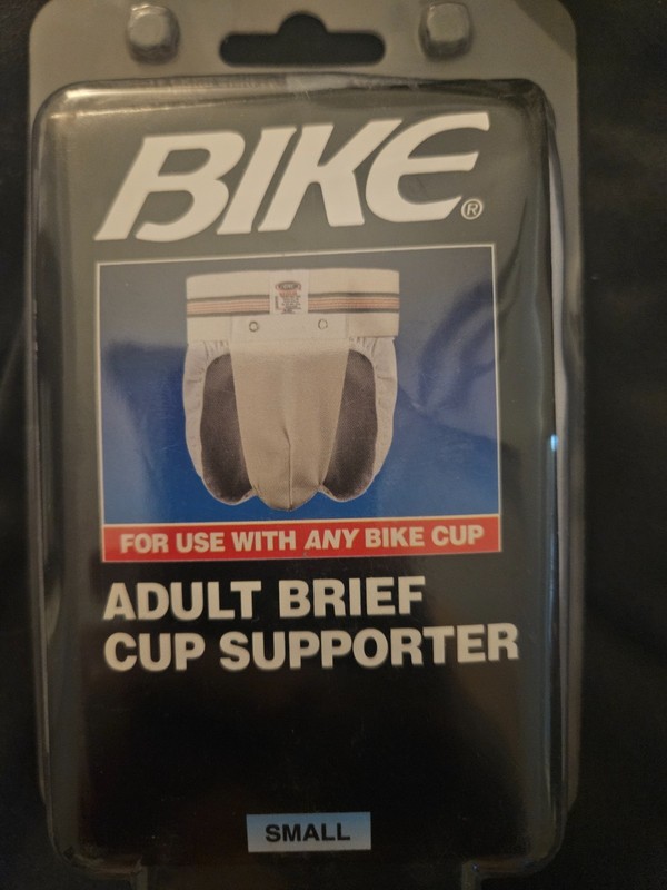 BIKE Athletic - Men's Brief Supporter  - White - Size S