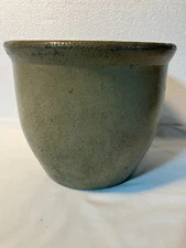 RARE Antique Red Wing  unSigned Salt Glazed Stoneware Crock 7.25" T x  8.5" A