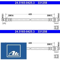 2X Bremsschlauch ATE 24.5165-0425.3 2 BremsschläUche Rechts Links Vorne FüR VW