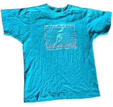 Vtg 1989 Mcauley Spring Tune-up Health Center Race Michigan Sz S Blue USA Made
