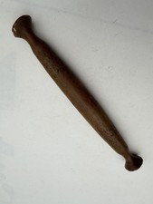 Vintage 8" Dark Hard Wood Muddler Mixer Masher Pestle Cocktails Barware D1B
