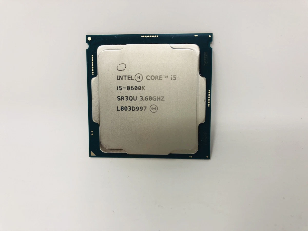 Intel Core i5-8600K Processor Model LGA 1151/H4 Socket Type 6 Core