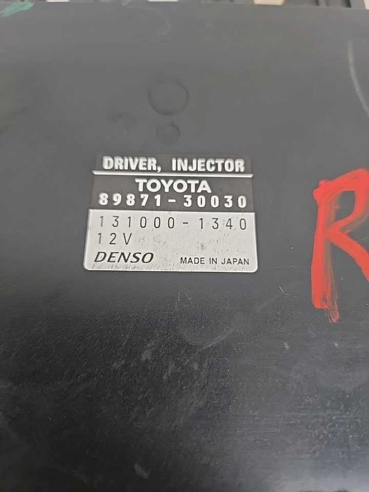 Lexus RX400H 89871-30030 2006 módulo de control de inyector de conductor unidad OEM denso  Foto 2 de 4