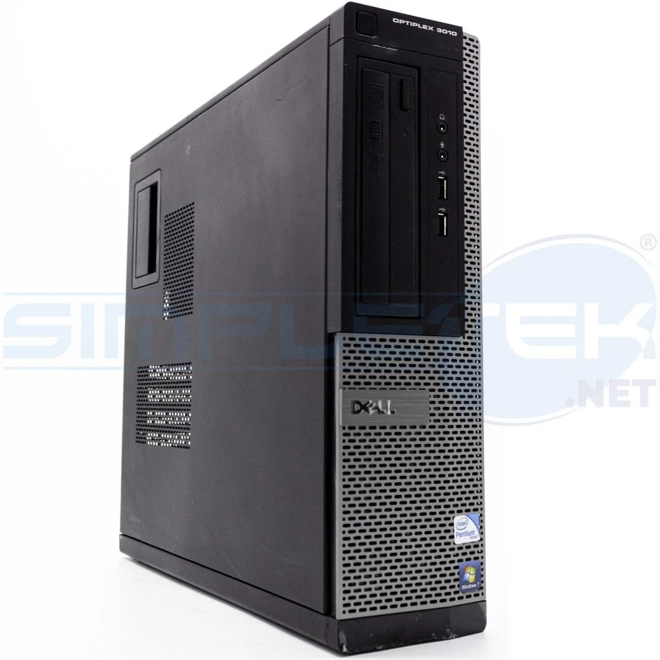 Dell Optiplex 3010 I3 3220 Windows 10 Pro 8 Go 480 Go Hdmi Dvd Bureau Rénové - Photo 2/4