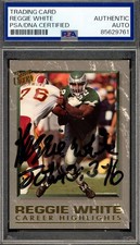 Reggie White PSA DNA Signed 1992 Fleer Ultra Autograph