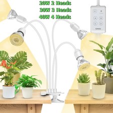 10w-40w Sansi Led Grow Light Full Spectrum Clip On Grow Lamp For Indoor Plants