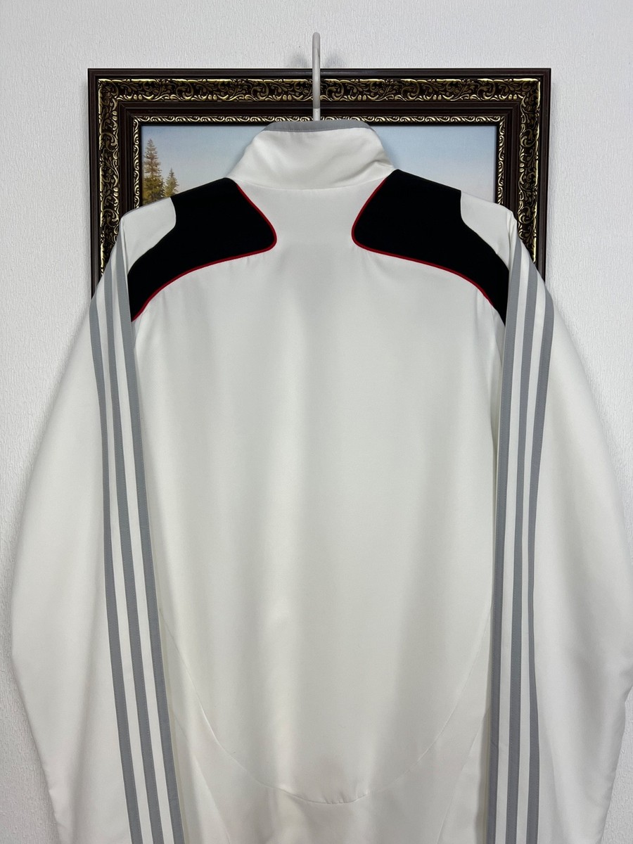 Vintage Adidas Liverpool Football Jacket Soccer White Track Top