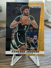 2024-25 Prizm Deca CAMERON JOHNSON Black Gold Shimmer FOTL /8 Nets Nuggets