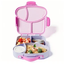Bento boxes for and girls, BPA-and food-safe materials,Compartmentalized lunc...