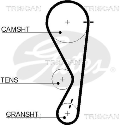 TRISCAN Zahnriemen 8645 5511XS für KIA HYUNDAI i10 1 PA ATOS MX GETZ TB LPG SA