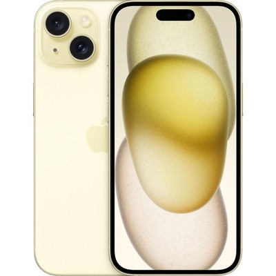 Apple iPhone 15 128GB IOS 5G Dual SIM Gelb Yellow Smartphone Ohne Simlock 8GB
